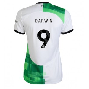 Liverpool Darwin Nunez #9 Replika Udebanetrøje Dame 2023-24 Kortærmet